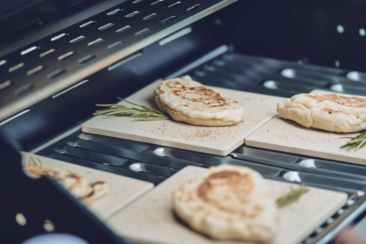 Enders Pizzasteine 4er Set je 19x19 cm